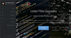 Desktop Screenshot of lesterfibla.com